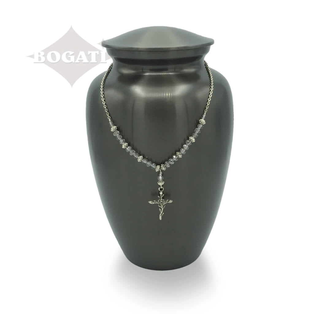 CLEARANCE - Urn Adornment - MI-8 Rose Cross