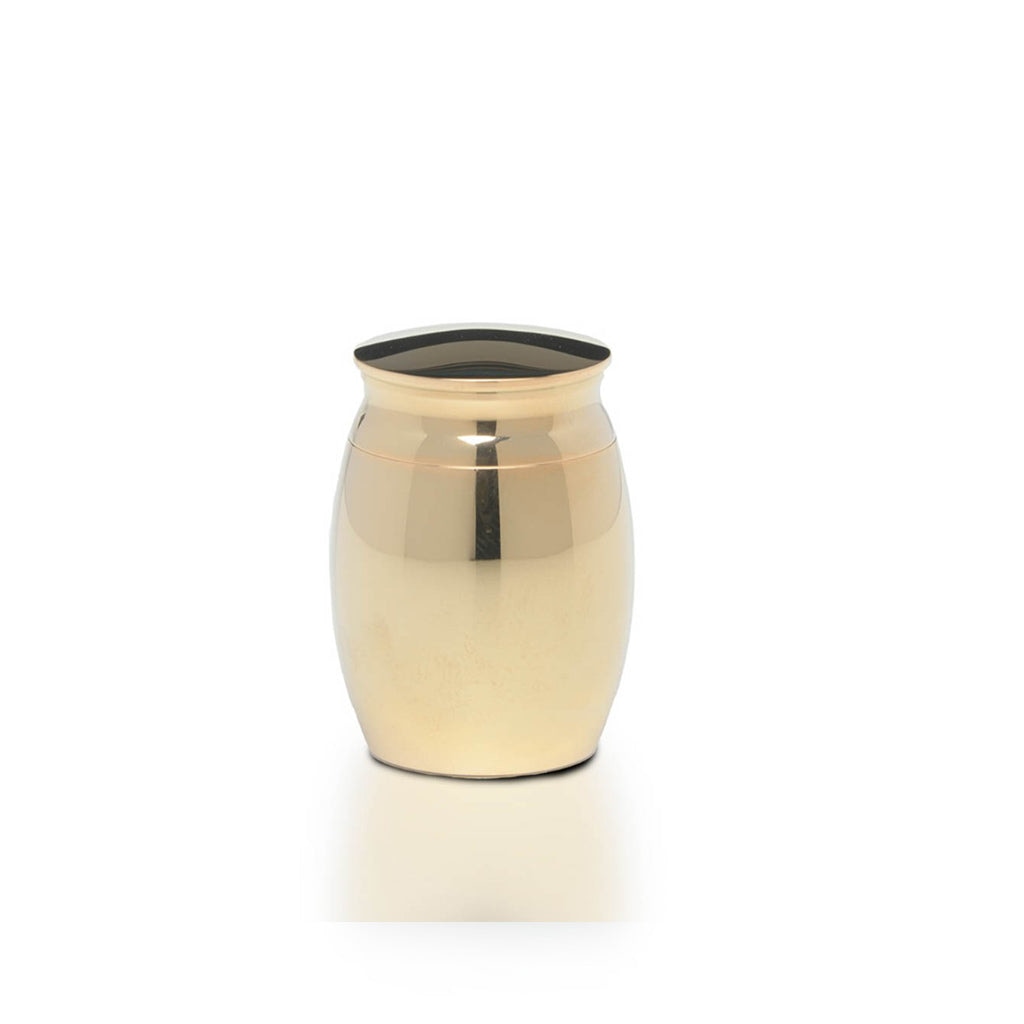 CLEARANCE - Mini Urn 03- Metallic Gold