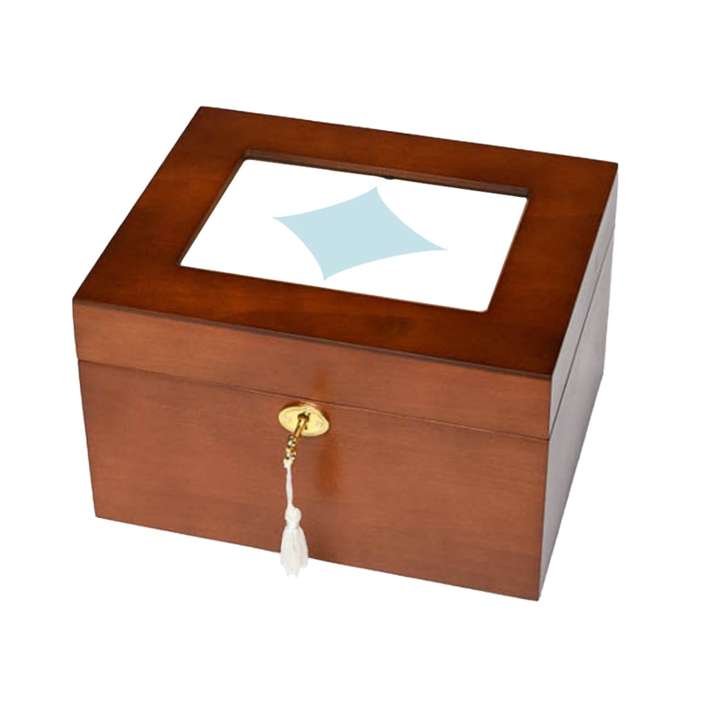 CLEARANCE - XXL - Photo Frame Memory Box -15- Walnut finish - Blank (Add your Picture)