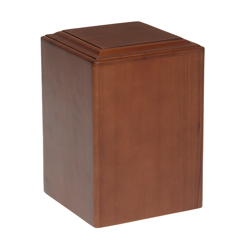 Manufacturer IMPERFECT - ADULT - Rubberwood Vertical Urn -1104- Espresso Brown - Case of 4