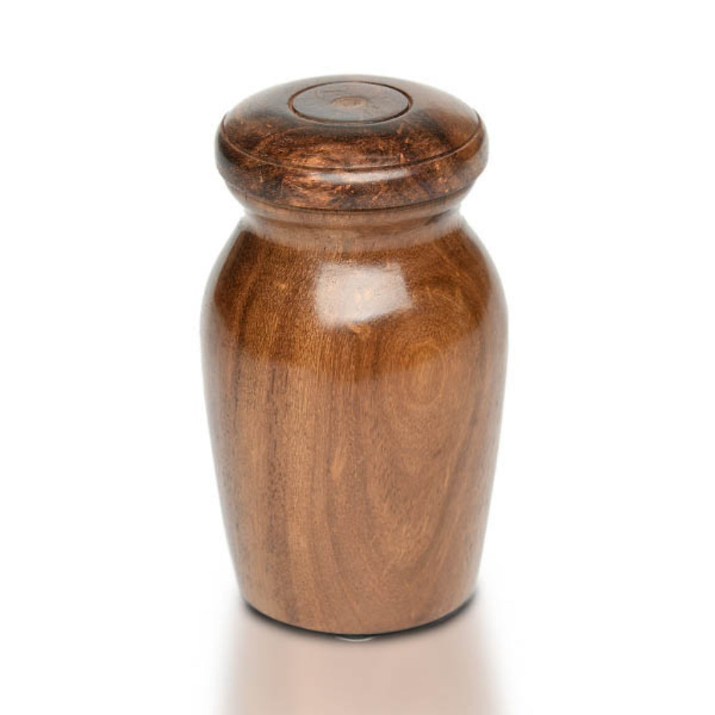 IMPERFECT SELECTION - EXTRA SMALL Rosewood Vase Urn -530- Unadorned