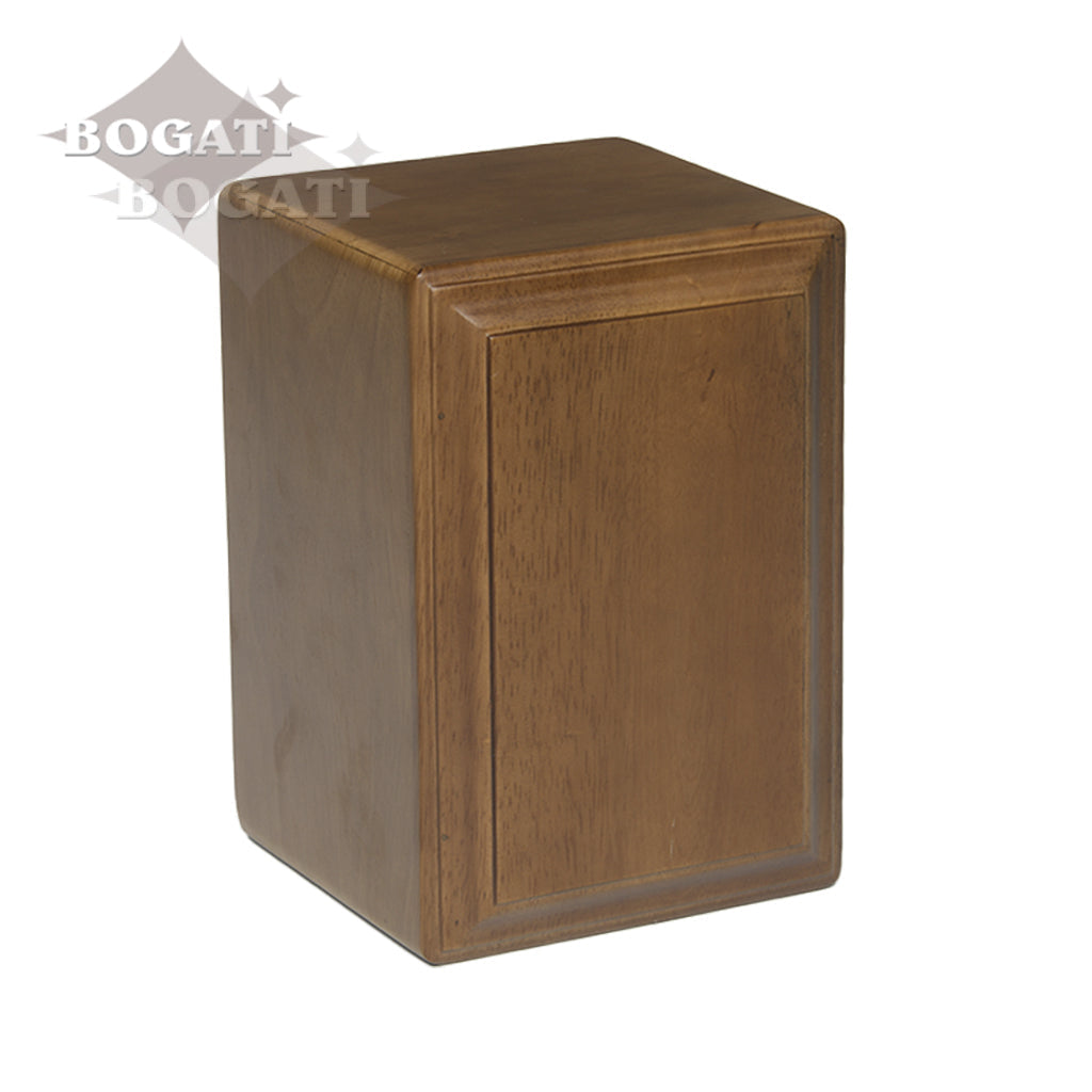 Manufacturer IMPERFECT - Rubberwood Urn -1103- Light Espresso - Case of 4
