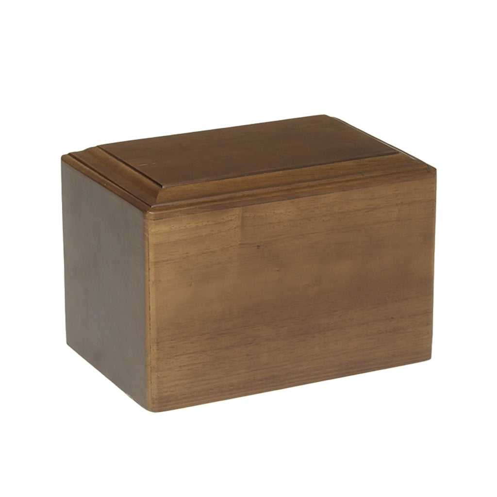 Manufacturer IMPERFECT - Rubberwood Urn -1103- Light Espresso - Case of 4